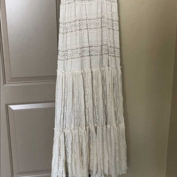 Willow & Clay Ivory Maxi Dress M - Picture 4 of 5